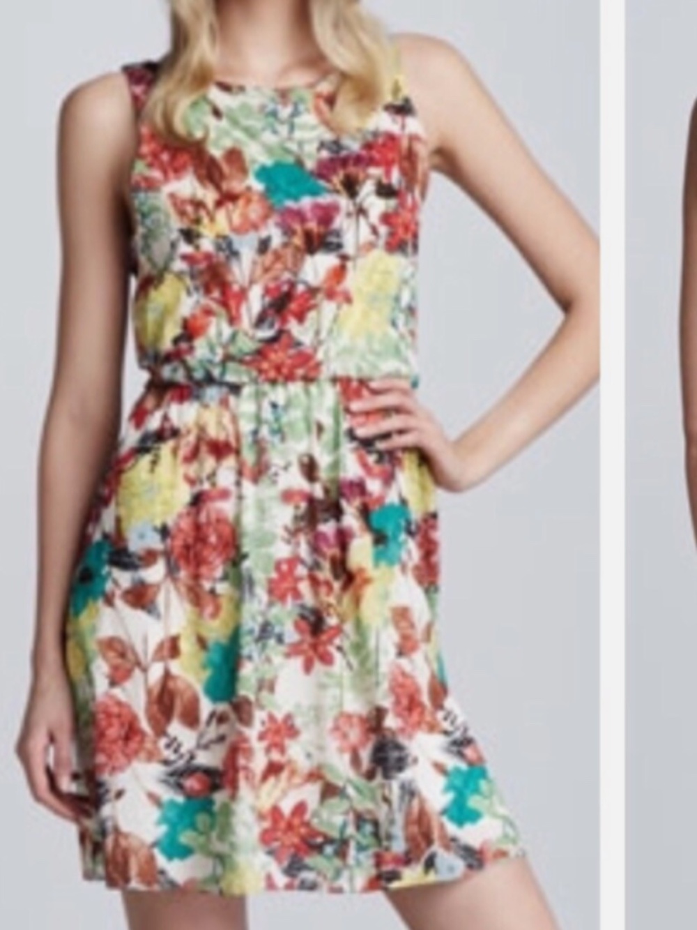 Alice + Olivia Floral Dress - Picture 2 of 8